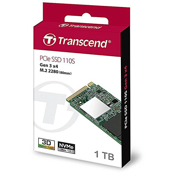 Transcend MTE110S 1TB Gen3 M.2 NVMe SSD