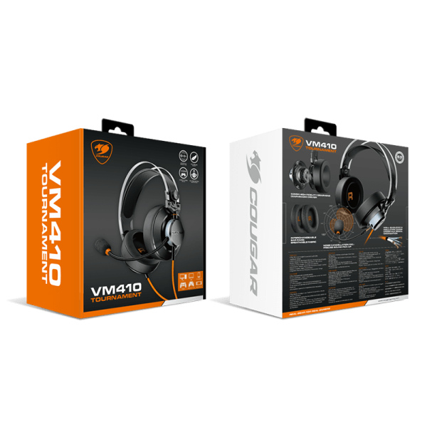 Cougar VM410 Over-Ear Gaming Headset - Tournament