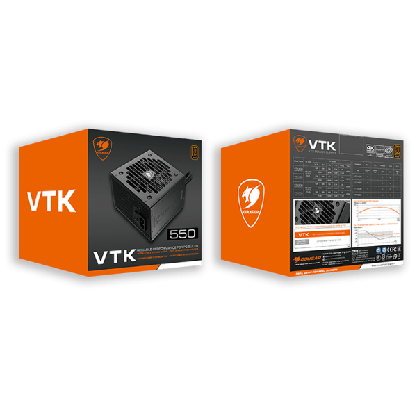 Cougar VTK550 80+ Bronze PSU
