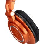Audio-Technica ATH-M50X Professional Studio Monitor Headphones – Metallic Orange