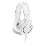 Audio-Technica ATH-M50X Professional Studio Monitor Headphones – White