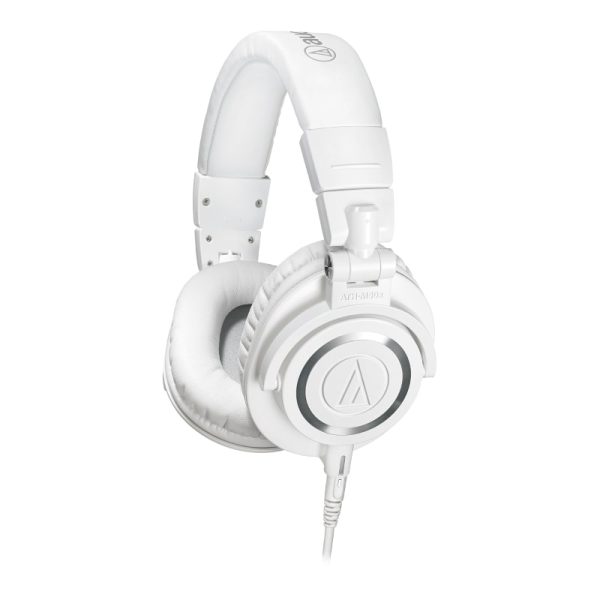 Audio-Technica ATH-M50X Professional Studio Monitor Headphones – White