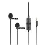 BOYA BY-M1DM Dual Omni-Directional Lavalier Microphone