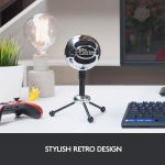 Blue Snowball USB Condenser Microphone – Brushed Aluminum