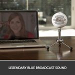 Blue Snowball USB Condenser Microphone – White