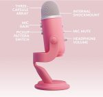 Blue Yeti Aurora Collection Multi-Pattern USB Microphone – Pink Dawn