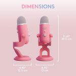 Blue Yeti Aurora Collection Multi-Pattern USB Microphone – Pink Dawn