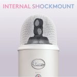 Blue Yeti Aurora Collection Multi-Pattern USB Microphone – White Mist