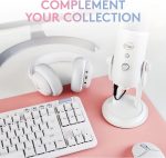 Blue Yeti Aurora Collection Multi-Pattern USB Microphone – White Mist