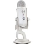 Blue Yeti Aurora Collection Multi-Pattern USB Microphone – White Mist