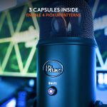 Blue Yeti Premium Multi-Pattern USB Condenser Microphone – Blackout