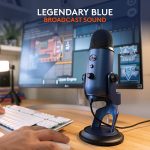 Blue Yeti Premium Multi-Pattern USB Condenser Microphone – Midnight Blue