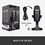 Blue Yeti Nano USB Condenser Microphone – Blackout