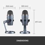 Blue Yeti Nano USB Condenser Microphone – Shadow Grey