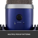 Blue Yeti Nano USB Condenser Microphone – Vivid Blue