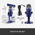 Blue Yeti Nano USB Condenser Microphone – Vivid Blue