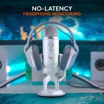 Blue Yeti Premium Multi-Pattern USB Condenser Microphone – Silver