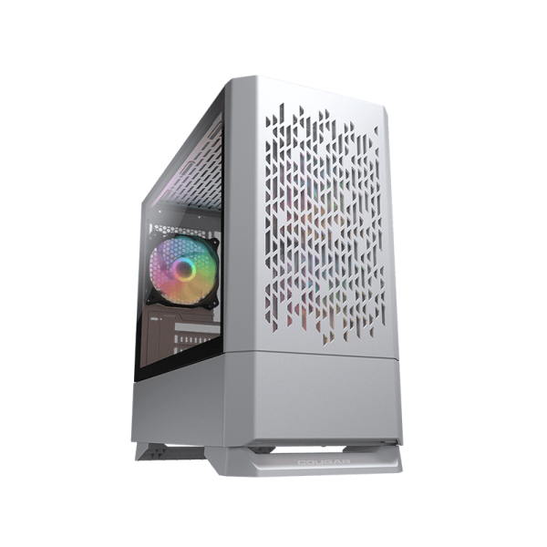 Cougar MG140 AIR RGB Gaming Chassis – Mercury White