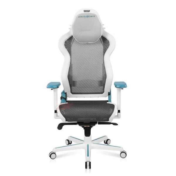 DXRacer Air Series Gaming Chair – White/Cyan