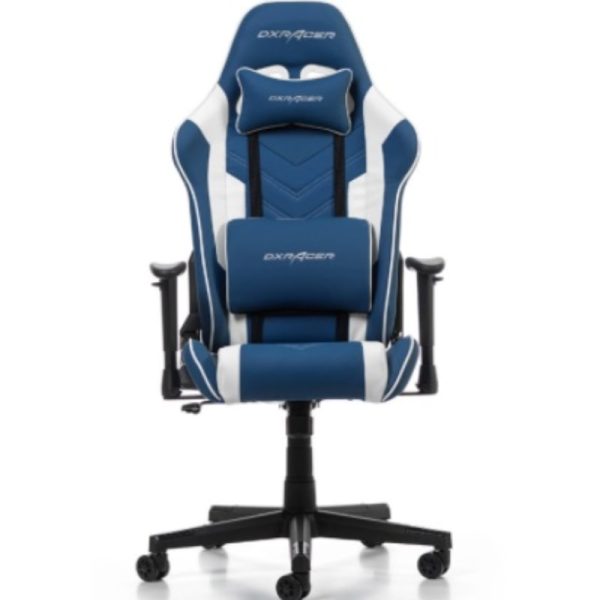 DXRacer Prince Series P132 Gaming Chair – Blue/White