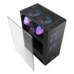 DarkFlash A290 TG Mid Tower Chassis – Black