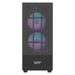 DarkFlash A290 TG Mid Tower Chassis – Black