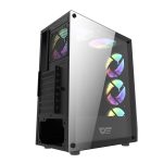 DarkFlash DK150 TG RGB Mid Tower Chassis – Black