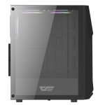 DarkFlash DK150 TG RGB Mid Tower Chassis – Black