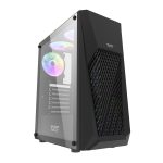 DarkFlash DK150 TG RGB Mid Tower Chassis – Black