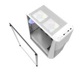 DarkFlash DK150 TG RGB Mid Tower Chassis – White