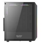 DarkFlash DK151 TG RGB Mid Tower Chassis – Black
