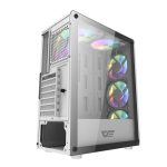 DarkFlash DK151 TG RGB Mid Tower Chassis – White