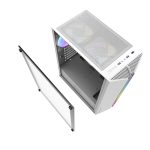 DarkFlash DK151 TG RGB Mid Tower Chassis – White