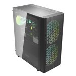 DarkFlash DK360 TG RGB Mid Tower Chassis – Black