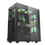 DarkFlash DK360 TG RGB Mid Tower Chassis – Black
