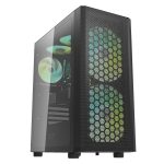 DarkFlash DK360 TG RGB Mid Tower Chassis – Black