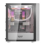 DarkFlash DK360 TG RGB Mid Tower Chassis – White