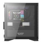 DarkFlash DLM200 TG RGB Mini Tower Chassis – Black