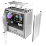 DarkFlash DLM200 TG RGB Mini Tower Chassis – White