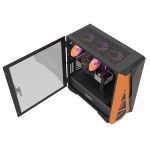 DarkFlash DLZ31 TG RGB Full Tower Chassis – Black