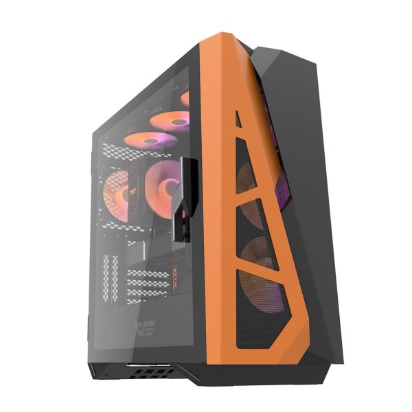 DarkFlash DLZ31 TG RGB Full Tower Chassis – Black