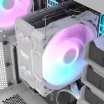 DarkFlash Ellsworth S11 Pro ARGB CPU Air Cooler – White