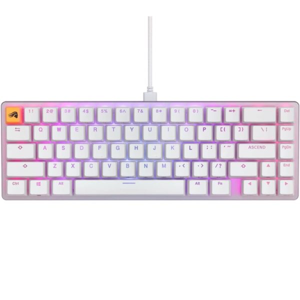 Glorious GMMK 2 Compact 65% Modular Mechanical Keyboard – White