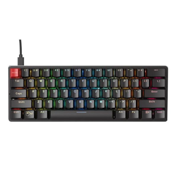 Glorious GMMK Compact PreBuilt Gaming Keyboard (Black)