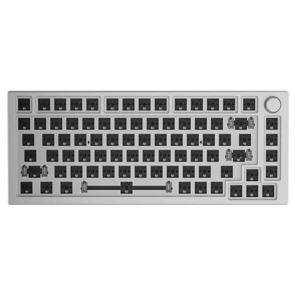 Glorious GMMK Pro 75% Barebones Keyboard (White Ice)