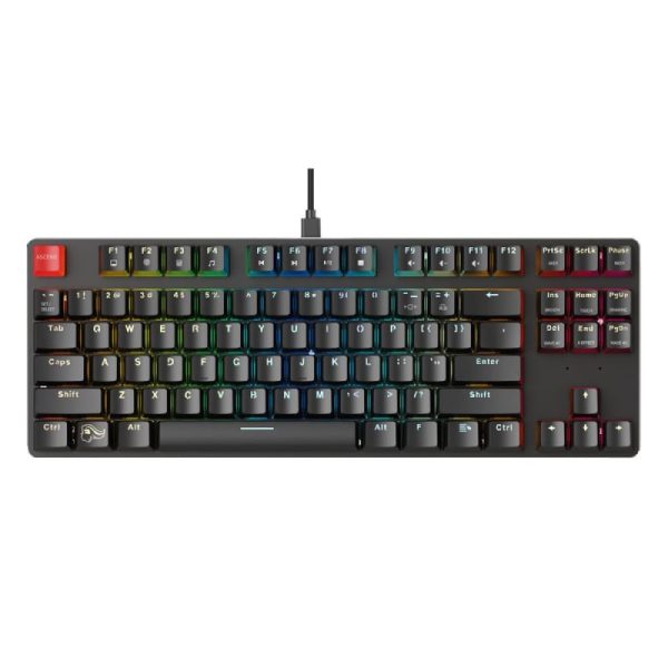 Glorious GMMK Tenkeyless PreBuilt Gaming Keyboard (Black)