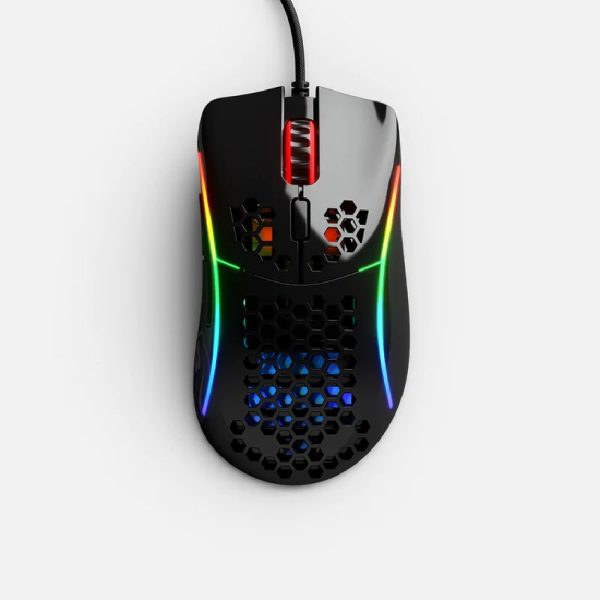Glorious Model D Minus RGB Gaming Mouse – Glossy Black