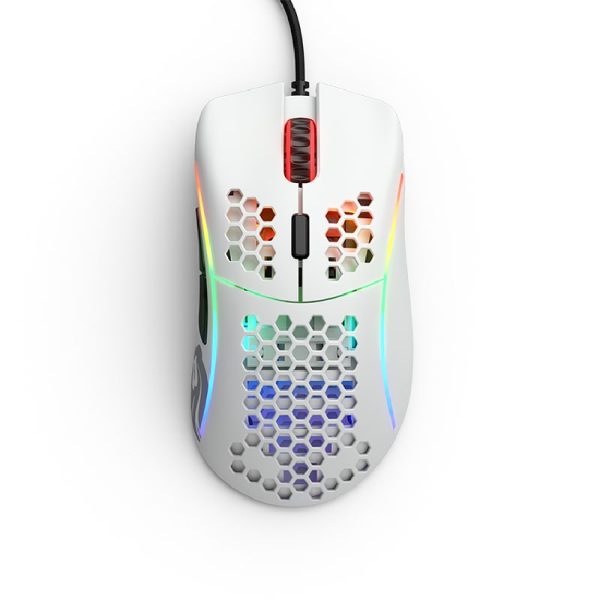 Glorious Model D RGB Gaming Mouse – Matte White