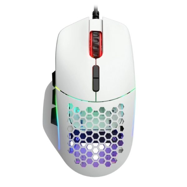 Glorious Model I RGB MOBA & MMO Gaming Mouse – Matte White