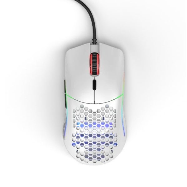 Glorious Model O RGB Gaming Mouse – Matte White
